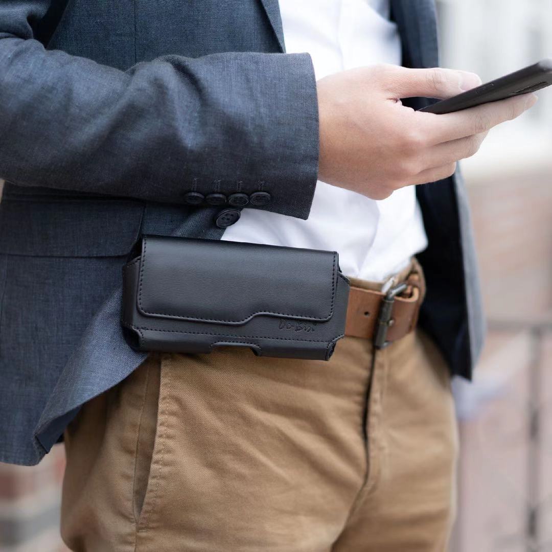 iPhone Xs, X Holster Cell Phone Belt Holder Case with Clip Pouch Cover