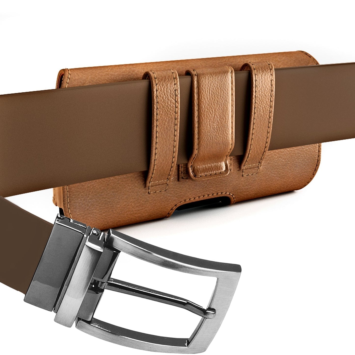 iPhone 14 Plus, 14 Pro Max Belt Holder Case with Clip Holster Pouch