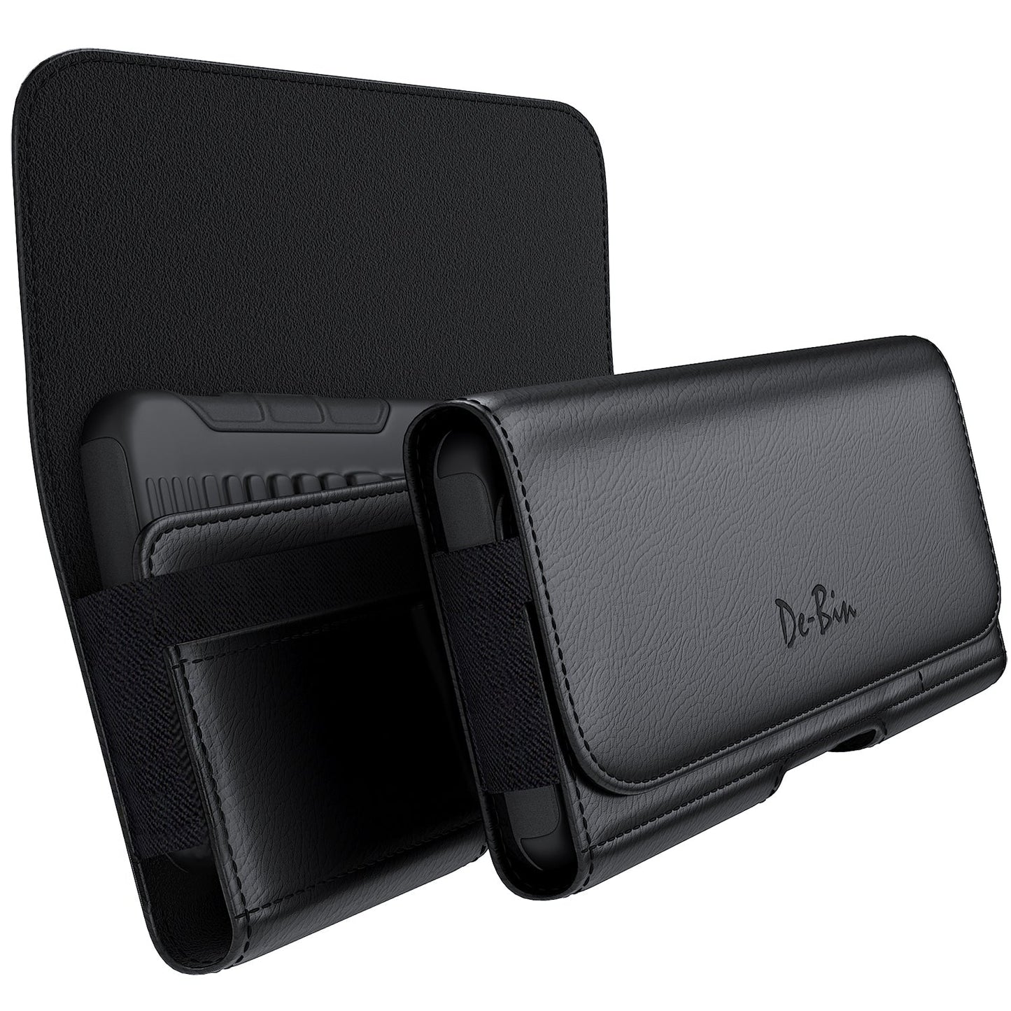 iPhone 11, XR Cell Phone Belt Holster Case with Credit Card Holder