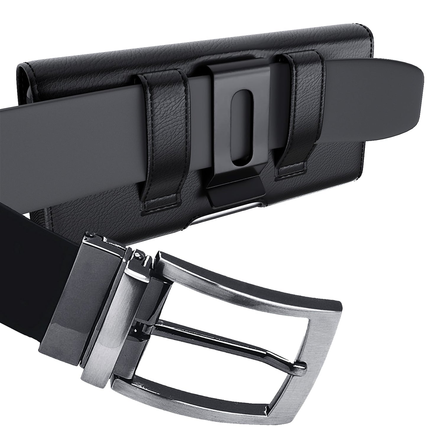 iPhone 8 Plus Cell Phone Belt Holster Case with Credit Card Holder
