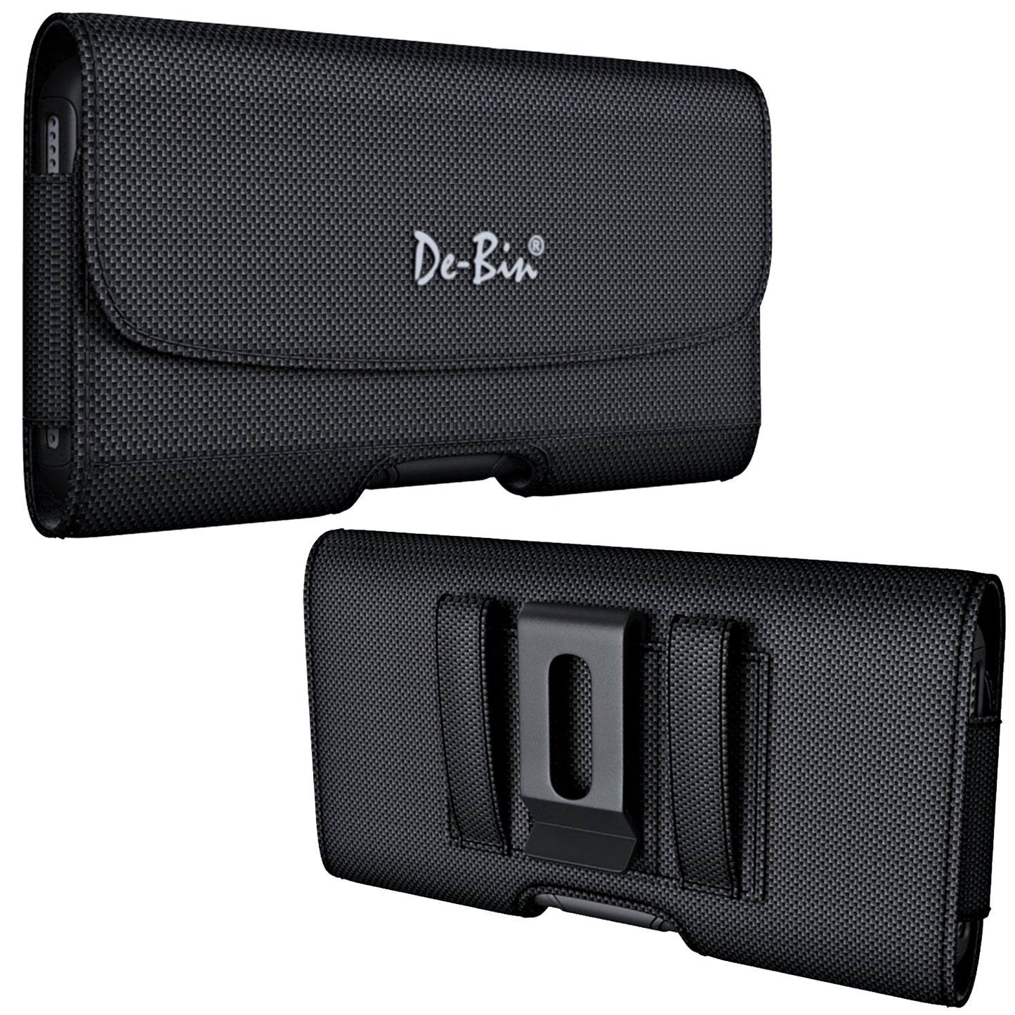 iPhone 8, 7 Cell Phone Belt Holder Holster Case Nylon Pouch Cover