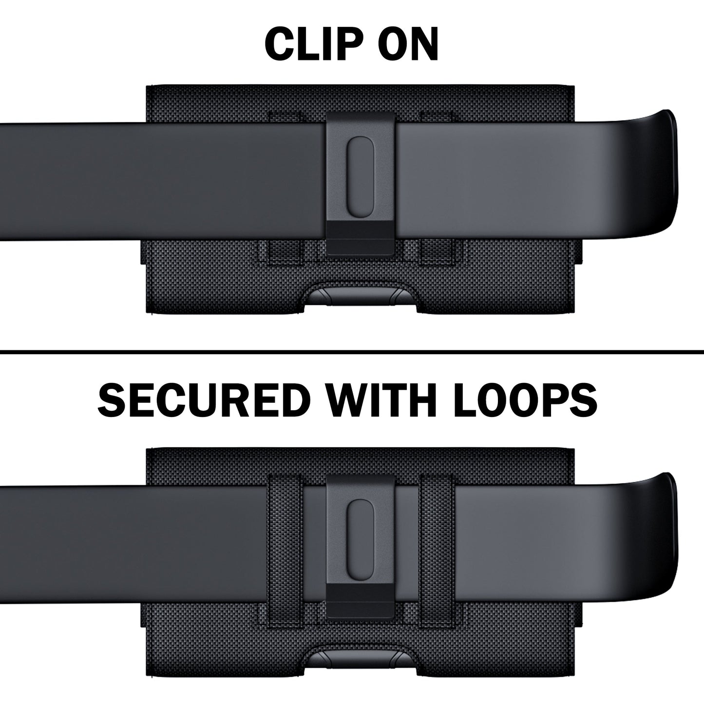 Galaxy S22, S21, S20 Belt Holder Holster Case Nylon Pouch Cover