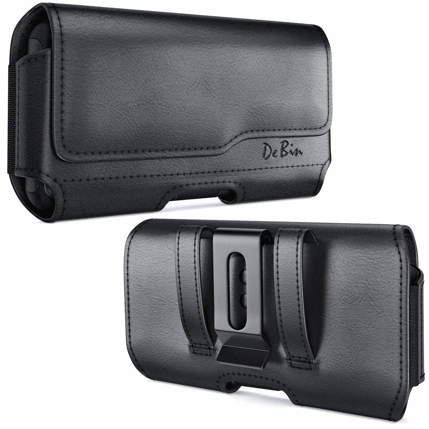 iPhone 13 Pro Max Cell Phone Belt Holder Case with Clip Holster Pouch