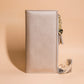 Leather Wallet for Women, Coin Purse Tan Beige