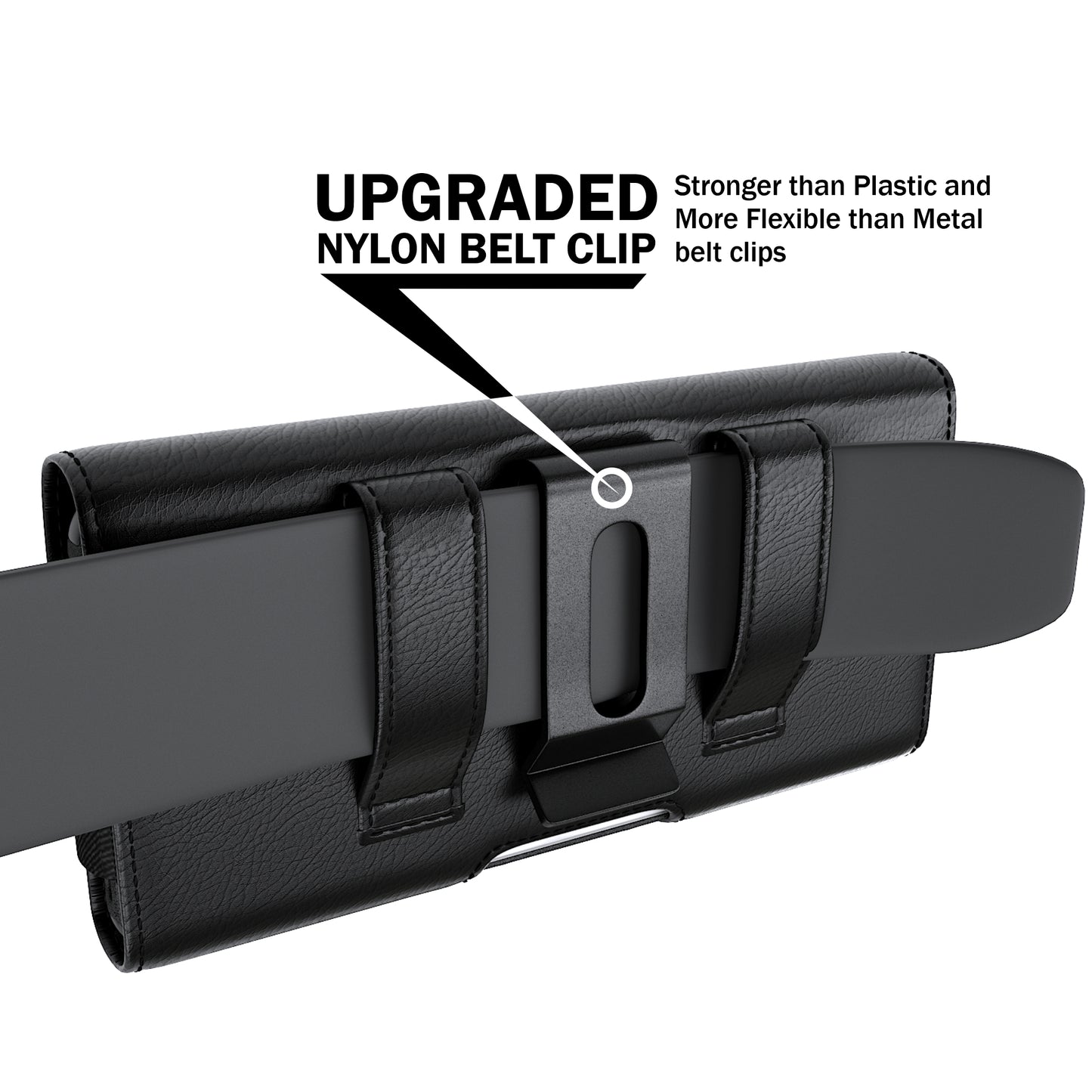 iPhone 13 Pro Max Cell Phone Belt Holster Case with Credit Card Holder